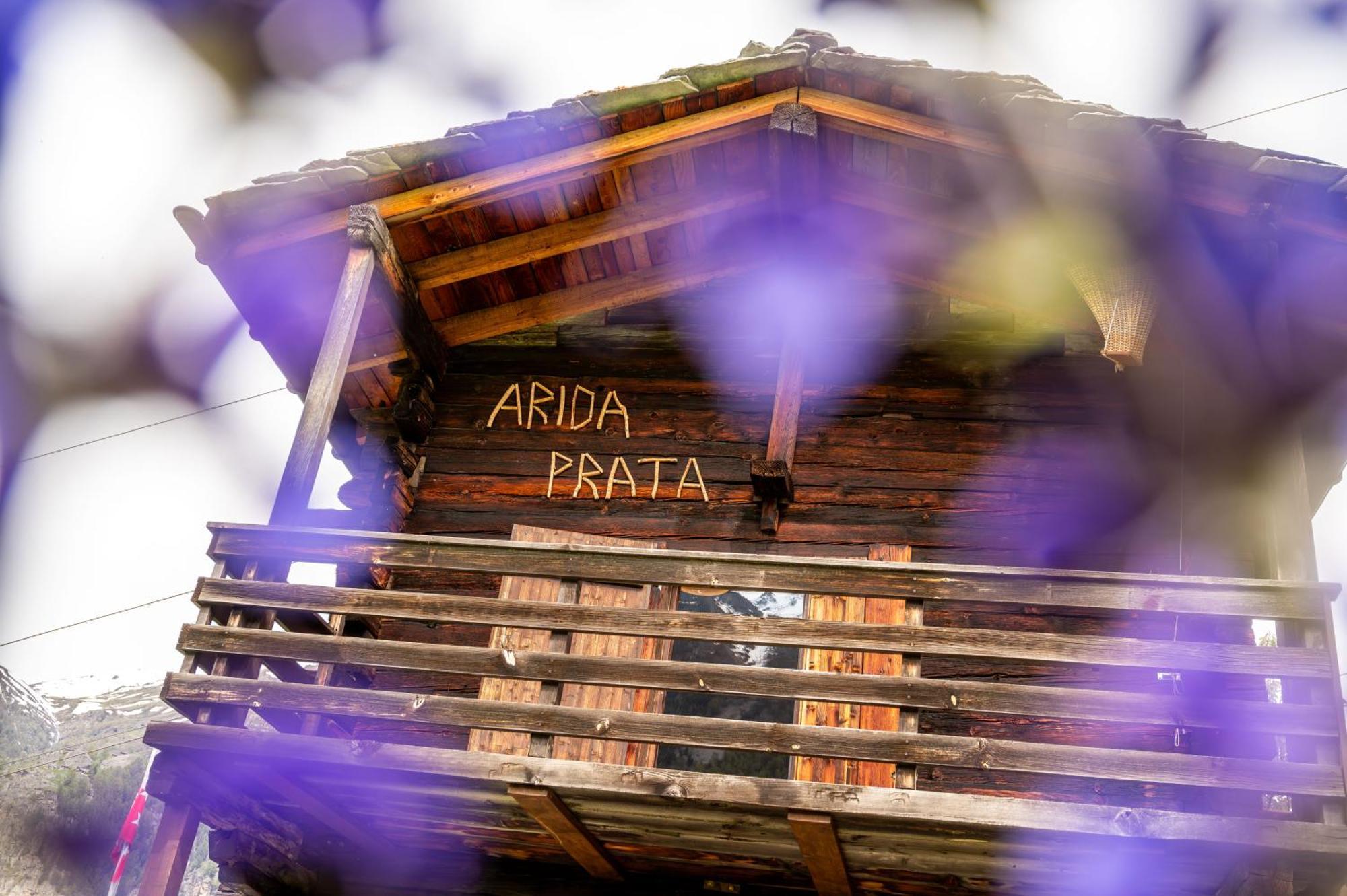 Korn-Stadel Arida Prata "Natur Pur" Grächen Exterior foto